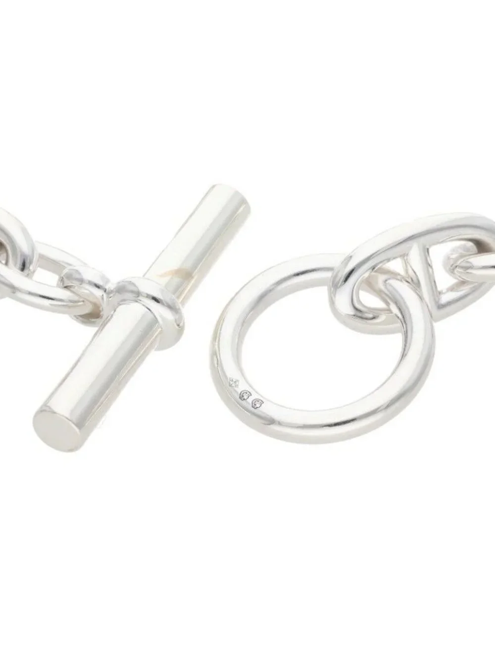 Hermes Chaine D'ancre GM Silver Bracelet